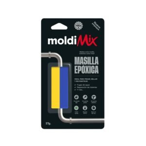 Pegamento Moldimix masilla epoxica de Soldimix disponible en Golbander Peru.