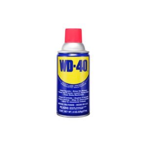 Lubricante WD-40 8 onzas disponible en Golbander Perú.