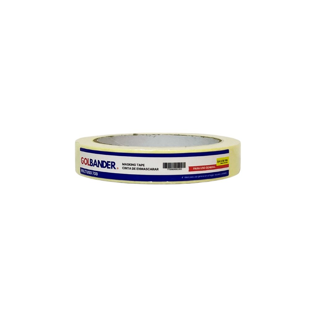 3-4-x-30-yardas-cinta-masking-tape-golbander-profesional-multiuso-700 Cinta masking tape Golbander Profesional Multiuso 700 3/4 x 30 yardas.