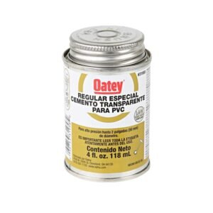 Pegamento para PVC Oatey dorado de 1/32.