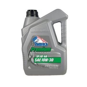 Aceite semisintetico ABRO 10W30 ABRO galón de 4 litros.