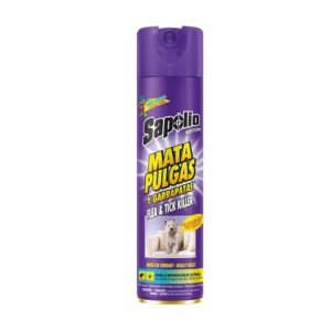 Mata pulgas Sapolio insecticida de 360 ml.