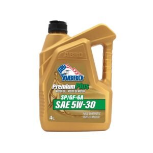 Aceite full sintetico 5W-30 ABRO de 4 litros.