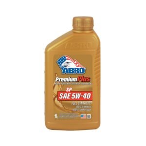 Aceite full sintetico 5W40 ABRO de 1 litro.