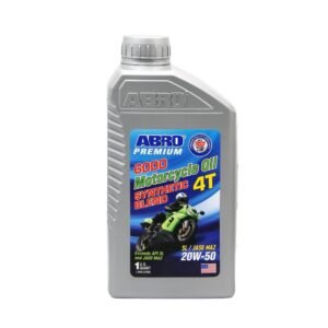 Aceite semi sintético moto ABRO SL 4T 20W50.