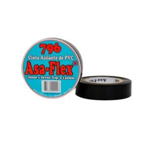 Cinta aislante Asaflex 3/4 x 20 yardas negro.