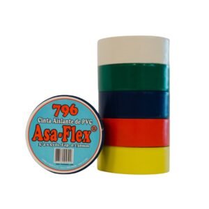 Cinta aislante Asalfex colores surtidos 3/4 x 5 yardas.