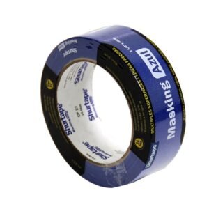 Cinta masking tape azul Shurtape 1 1/2 x 40 yardas.