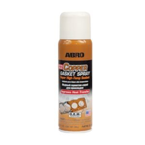 Silicona ABRO Ultra Plus de cobre version americana en spray de 9 onzas.