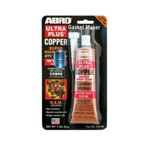 Silicona automotriz ABRO ultra plus de cobre version americana de 3 onzas.