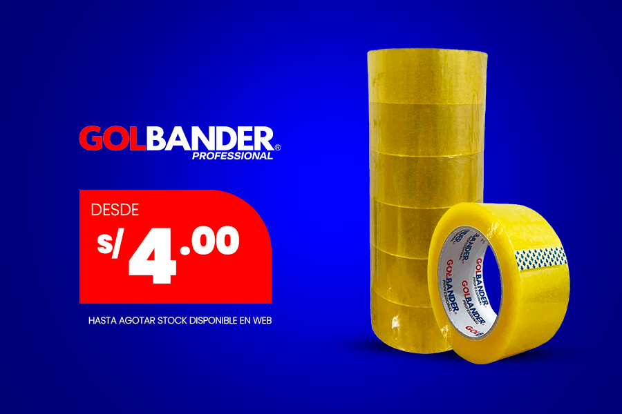 Embalaje Golbander.