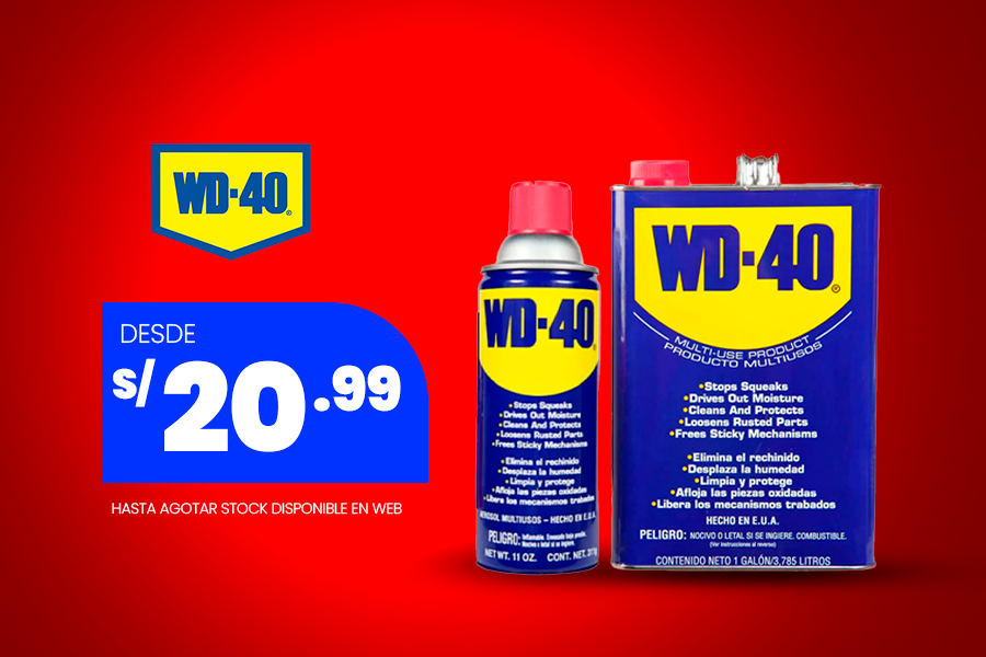 WD40 en Golbander.