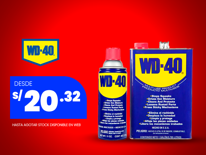 WD40 en Golbander.