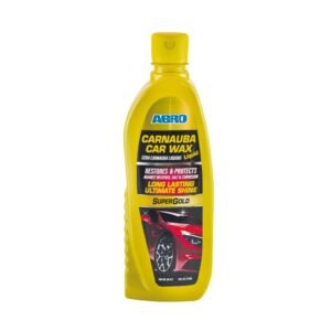 Cera carnauba liquida para auto ABRO LW-811 473 ml.