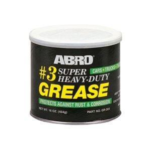Grasa ABRO super 3 para uso pesado GR-303 16 onzas.