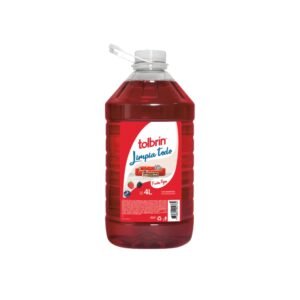 Limpiatodos Tolbrin frutos rojos galon de 4 litros.