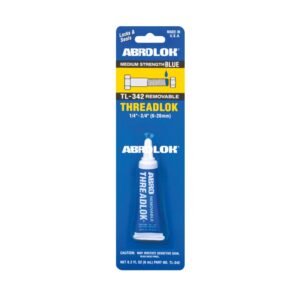 Sellador de roscas ABRO azul removible TL-342 6 ml.