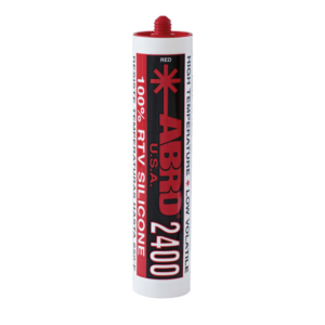 Silicona automotriz roja ABRO de alta temperatura 2400.