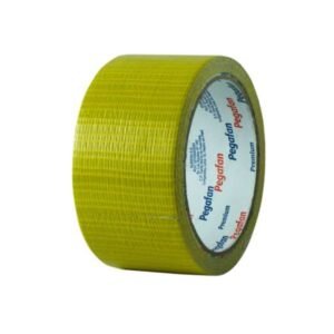 Cinta duct tape amarilla Pegafan 2 x 10 yardas.