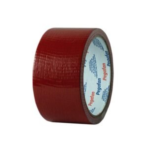 Cinta duct tape roja Pegafan 2 x 10 yardas.
