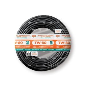 Cable Indeco 12 negro TH-80