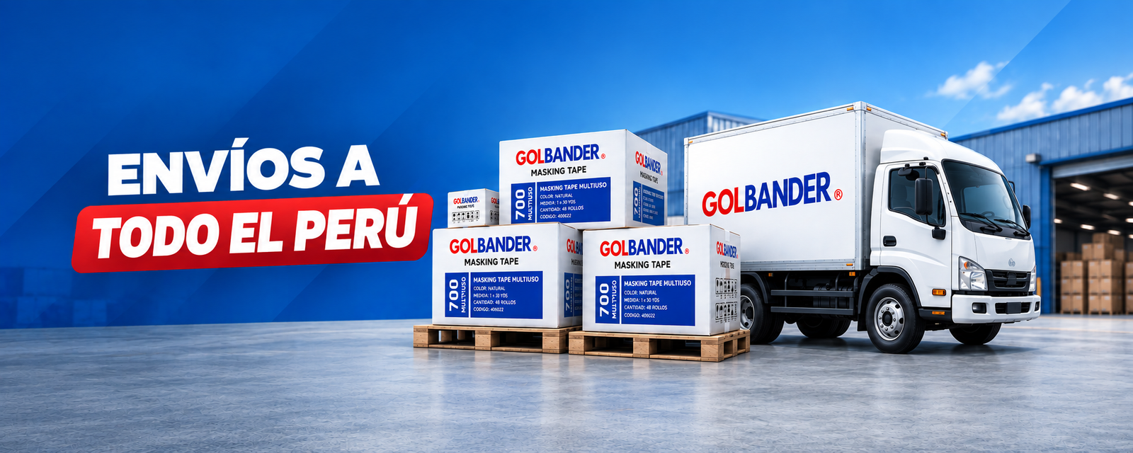 Envíos a todo el Perú - Golbander