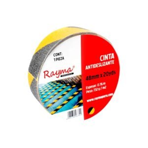 Cinta antideslizante Rayma amarillo con negro