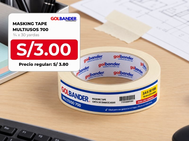 Masking Tape Golbander Professional 3/4 x 30 yds