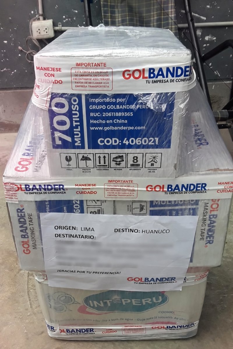 Envío realizado por Golbander a HUÁNUCO