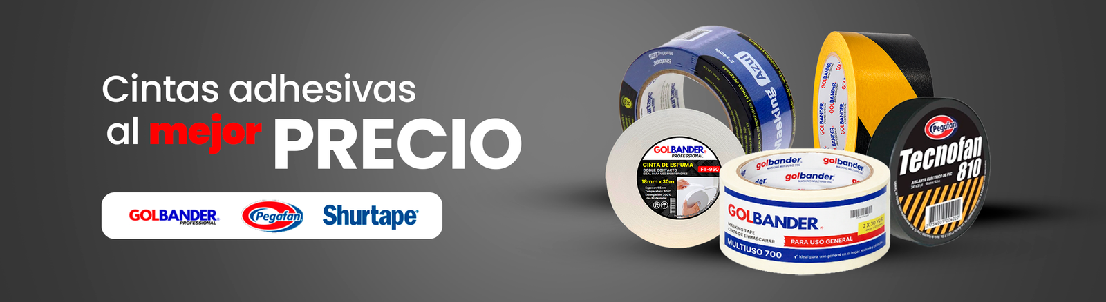 Cintas adhesivas en Golbander Peru.
