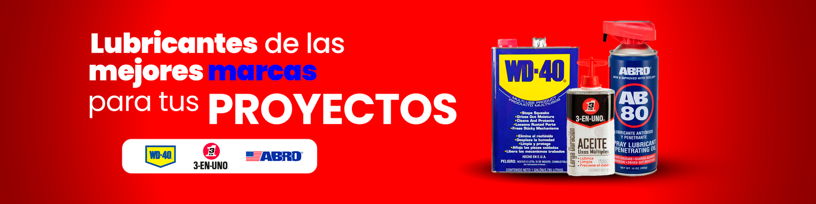 Lubricantes en Golbander.